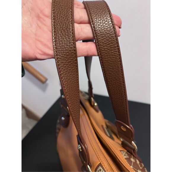 Danbury Mint Jose Hess Large Tote Handbag Purse I Love You - Picture 6 of 16